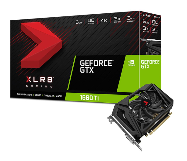 PNY GeForce GTX 1660 Ti XLR8 Gaming OC SF 6GB GDDR6 - 485437 - zdjęcie